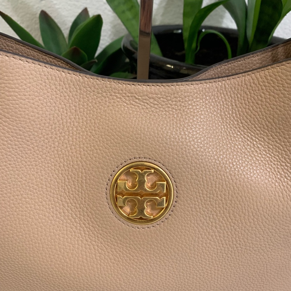 ππ Tory Burch Hobo Crossbody Or Shoulder Pink leather Bag - Picture 10 of 10